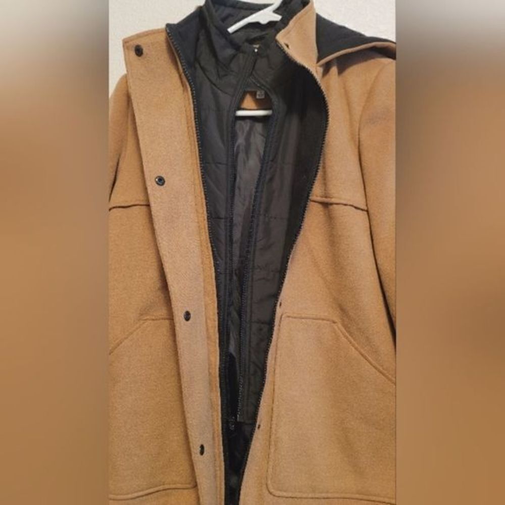 CROFT &‎ Barrow Camel Hooded Coat - Picture 4 of 5